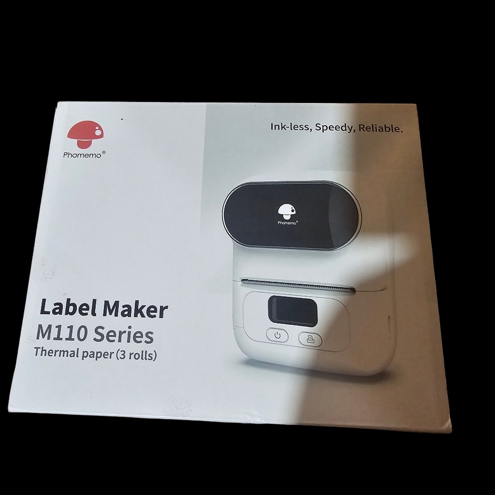 Phomemo M110 Portable Thermal Label Maker‎ Printer Bluetooth Inkless
